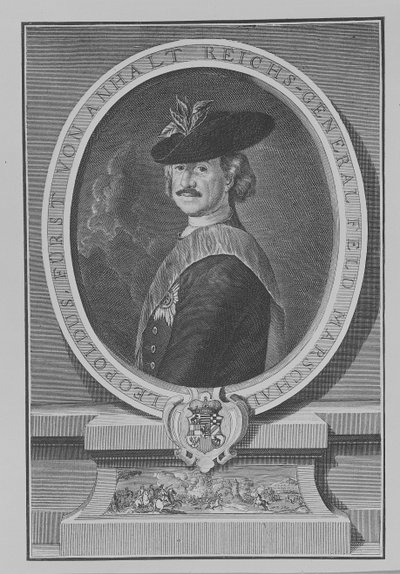 Leopold I, Prince of Anhalt-Dessau by Antoine Pesne